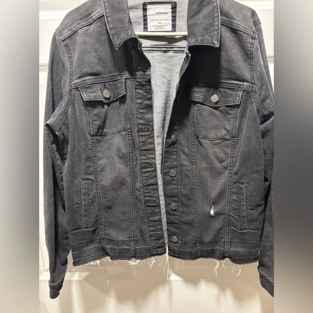 Sonoma Everyday Black Denim Jacket​​ - Picture 4 of 5